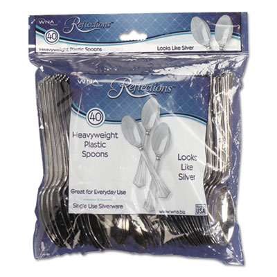 WNA Reflections&trade; Heavyweight Plastic Utensils