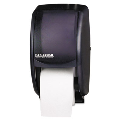 San Jamar® Duett Classic Standard Toilet Tissue Dispenser San Jamar® Duett Classic Standard Toilet Tissue Dispenser