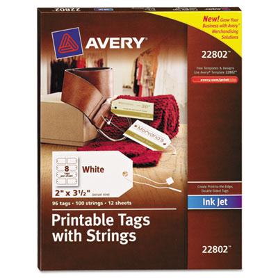 Avery&reg; Printable Tags with Strings