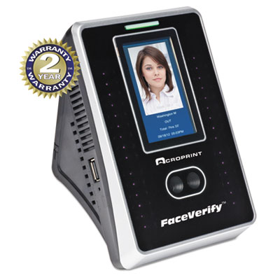 Acroprint&reg; timeQplus FaceVerify System