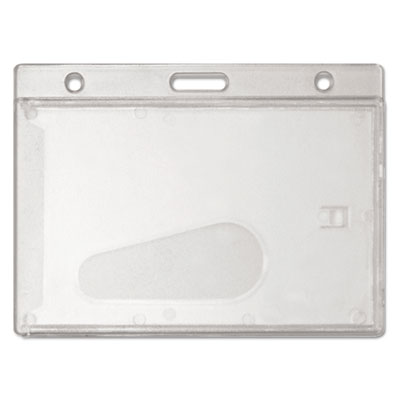 Advantus&reg; Frosted Rigid Badge Holder