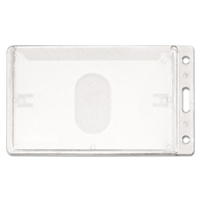 Advantus&reg; Frosted Rigid Badge Holder
