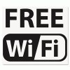 U. S. Stamp &amp; Sign&reg; Self-Stick FREE Wi-Fi-Sign