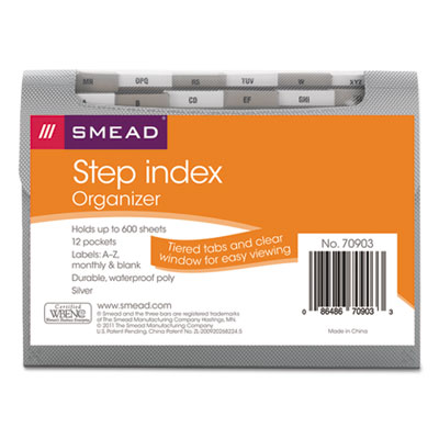 Smead&reg; Step Index Organizer