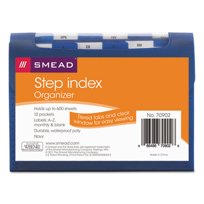 Smead&reg; Step Index Organizer