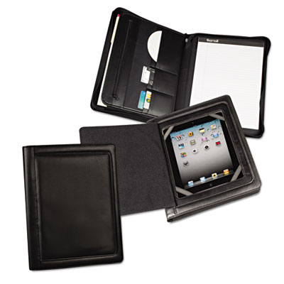 Samsill&reg; iPad&reg; Zipper Padfolio With Smart Magnetic Flap
