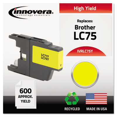 Innovera&reg; LC75BK, LC75C, LC75M, LC75Y Ink