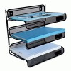 Universal One&trade; Mesh Three-Tier Desk Shelf