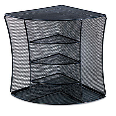 Universal One&trade; Mesh Desktop Corner Organizer