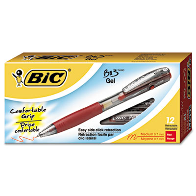 BIC&reg; BU3&trade; Retractable Gel Pen