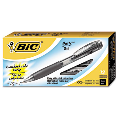 BIC&reg; BU3&trade; Retractable Gel Pen