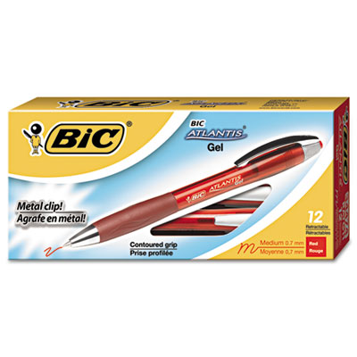 BIC&reg; Atlantis&reg; Retractable Gel Pen