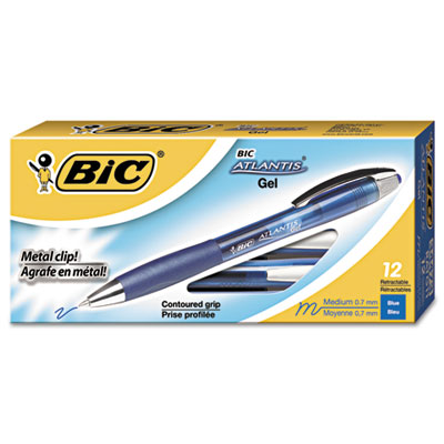 BIC&reg; Atlantis&reg; Retractable Gel Pen