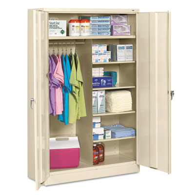Tennsco Assembled Jumbo Combination Storage Cabinet Tennsco Assembled Jumbo Combination Storage Cabinet