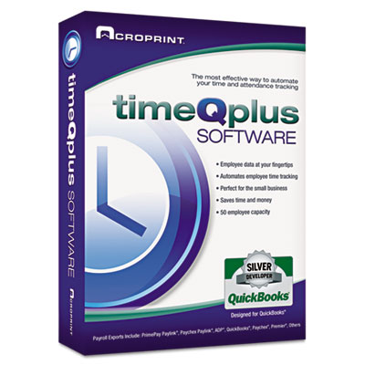 Acroprint&reg; timeQplus Network Software