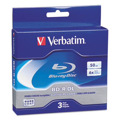 Verbatim&reg; Blu-Ray&trade; BD-R Recordable Dual-Layer Disc