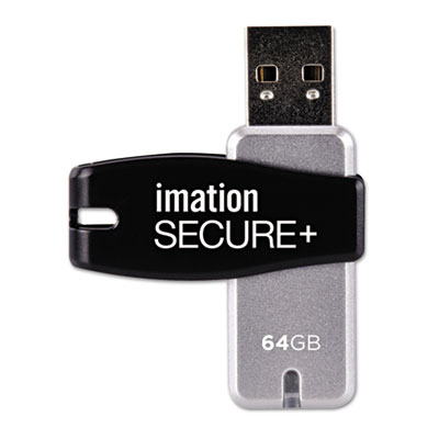 imation&reg; Secure+ Hardware-Encrypted Flash Drive