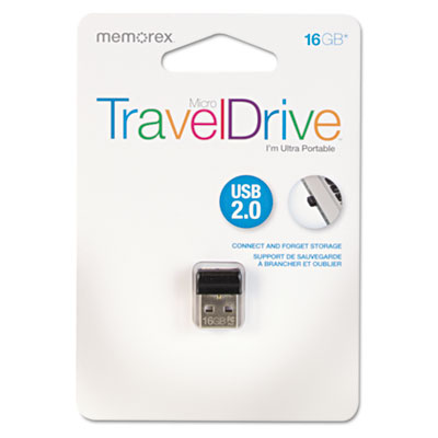 Memorex&reg; Micro TravelDrive&trade; USB Flash Drive
