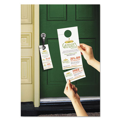 Avery&reg; Door Hanger with Tear-Away Cards