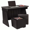 Iceberg SnapEase&trade; 42" Desk and OTTO&trade; Storage Combo
