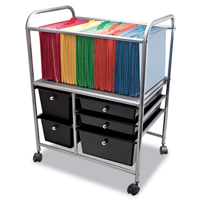 Advantus&reg; Letter/Legal File Cart with Five Storage Drawers