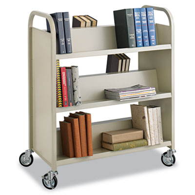 Safco&reg; Steel Book Cart