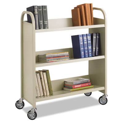 Safco&reg; Steel Book Cart