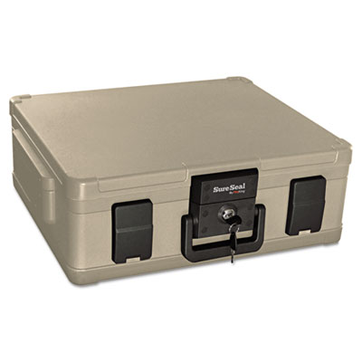 SureSeal By FireKing&reg; 0.38 cu ft/Legal Size UL 1 Hour Fire and Waterproof Chest