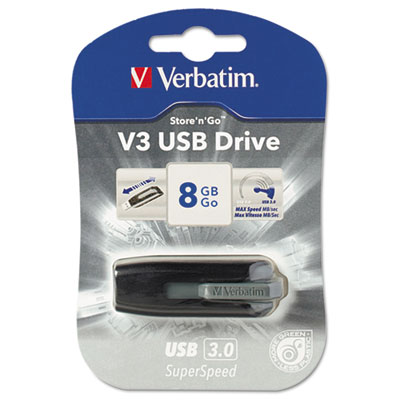 Verbatim&reg; Store 'n' Go&reg; V3 USB 3.0 Drive