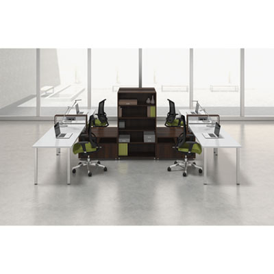 Mayline&reg; e5 Series Two-Person Workstation