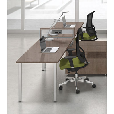 Mayline&reg; e5 Series Two-Person Workstation