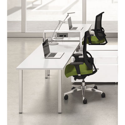 Mayline&reg; e5 Series Two-Person Workstation