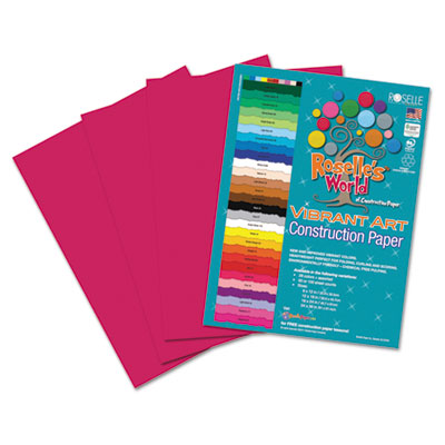 Roselle Vibrant Art Heavyweight Construction Paper