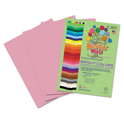 Roselle Bright Colors Premium Sulphite Construction Paper
