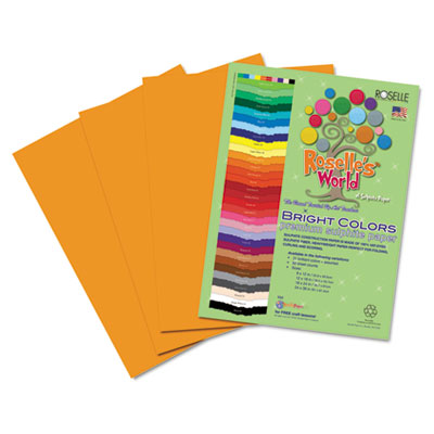 Roselle Bright Colors Premium Sulphite Construction Paper