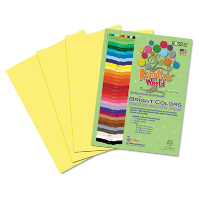 Roselle Bright Colors Premium Sulphite Construction Paper