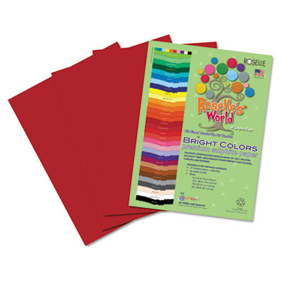 Roselle Bright Colors Premium Sulphite Construction Paper