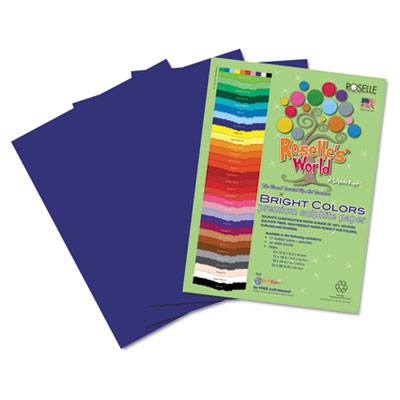 Roselle Bright Colors Premium Sulphite Construction Paper