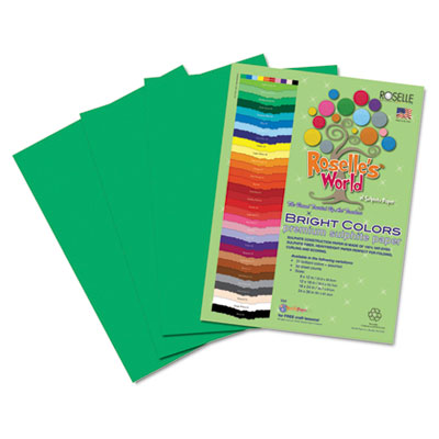 Roselle Bright Colors Premium Sulphite Construction Paper