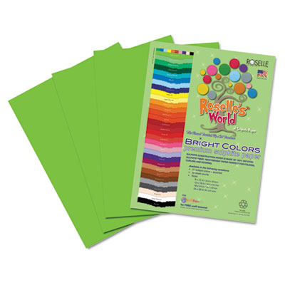 Roselle Bright Colors Premium Sulphite Construction Paper