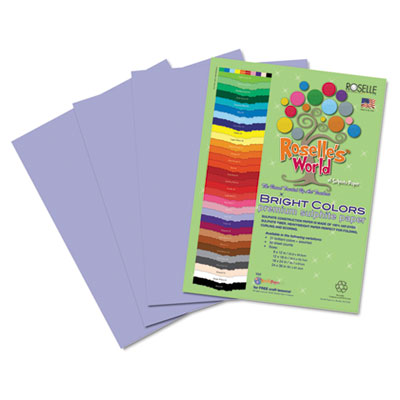 Roselle Bright Colors Premium Sulphite Construction Paper