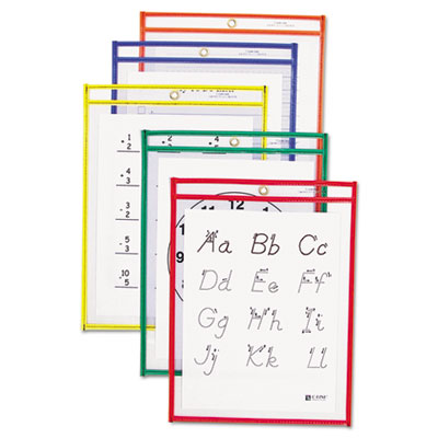 C-Line&reg; Reusable Dry Erase Pockets