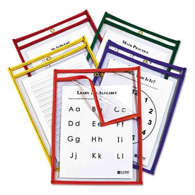 C-Line&reg; Reusable Dry Erase Pockets