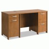 Office Connect by Bush Furniture Envoy Series Double Pedestal Desk