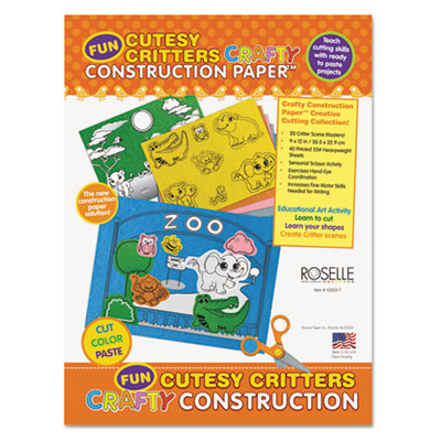 Roselle Vibrant Art Crafty Printed Construction Paper
