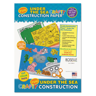 Roselle Vibrant Art Crafty Printed Construction Paper