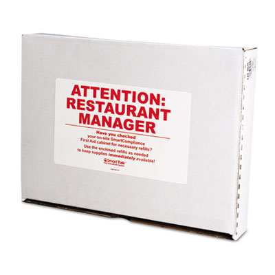First Aid Only™ SmartCompliance ez Refill System First Aid Cabinet Refill for Food Service First Aid Only™ SmartCompliance ez Refill System First Aid Cabinet Refill for Food Service