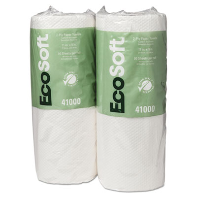 Wausau Paper&reg; EcoSoft&reg; Household Roll Towels
