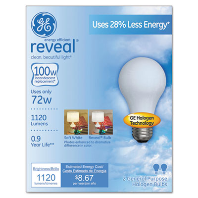 GE Halogen A-Line Bulb