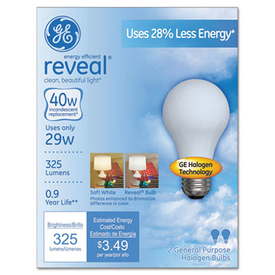 GE Halogen A-Line Bulb
